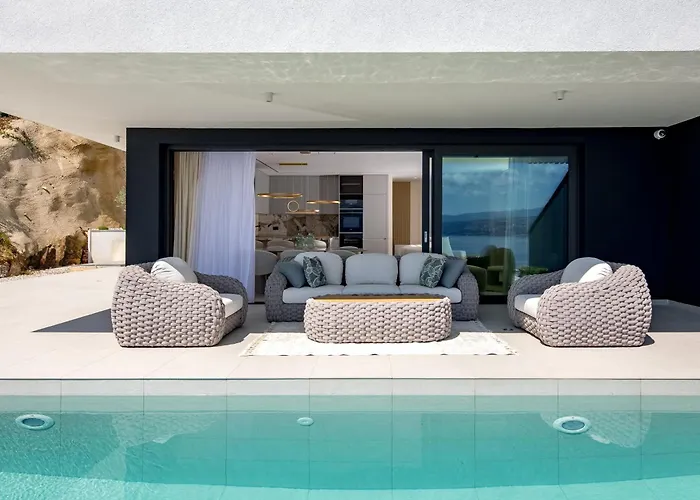 Vista Magica With Swimming Pool Апартаменты Опатия